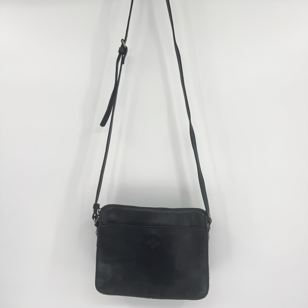 Patricia Nash Tooled Leather Saddle Crossbody Bag with Adjustable Strap